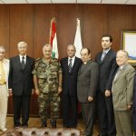 During a visit with the National Coalition for Economic Reform in Lebanon to the former Army Leader