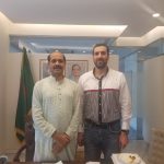 Meeting the mayor of North Dhaka in Bangladesh and his Project team