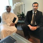 With the CEO of Qatar Finance and Business Academy
